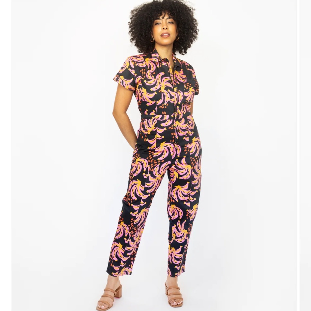 Pink ‘Nana Banana Jumpsuit from Mixed by Nasrin - Size XL